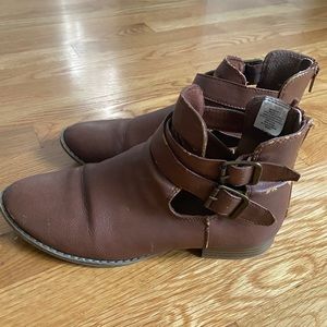 Brown booties